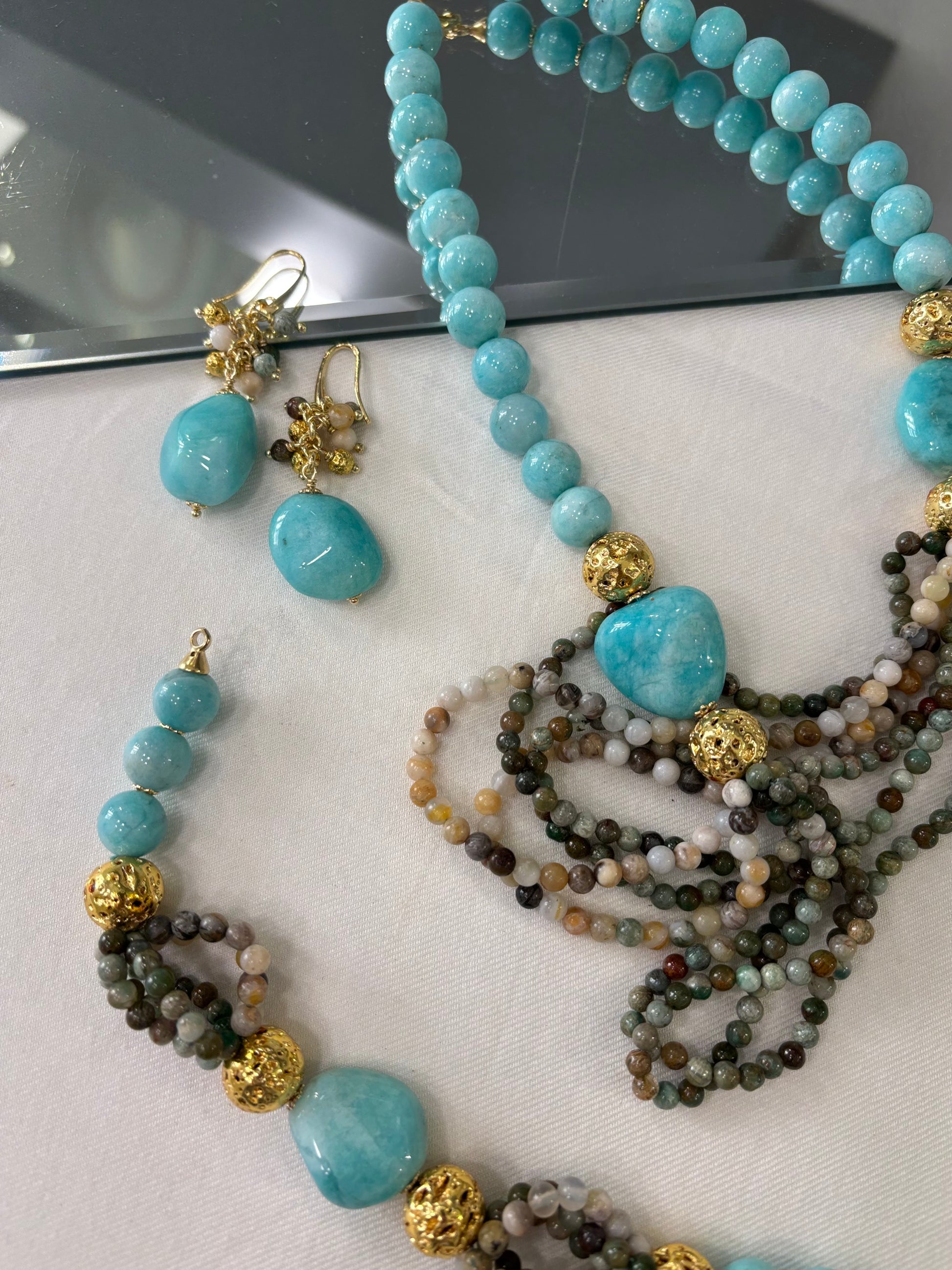 Parure in Amazzonite