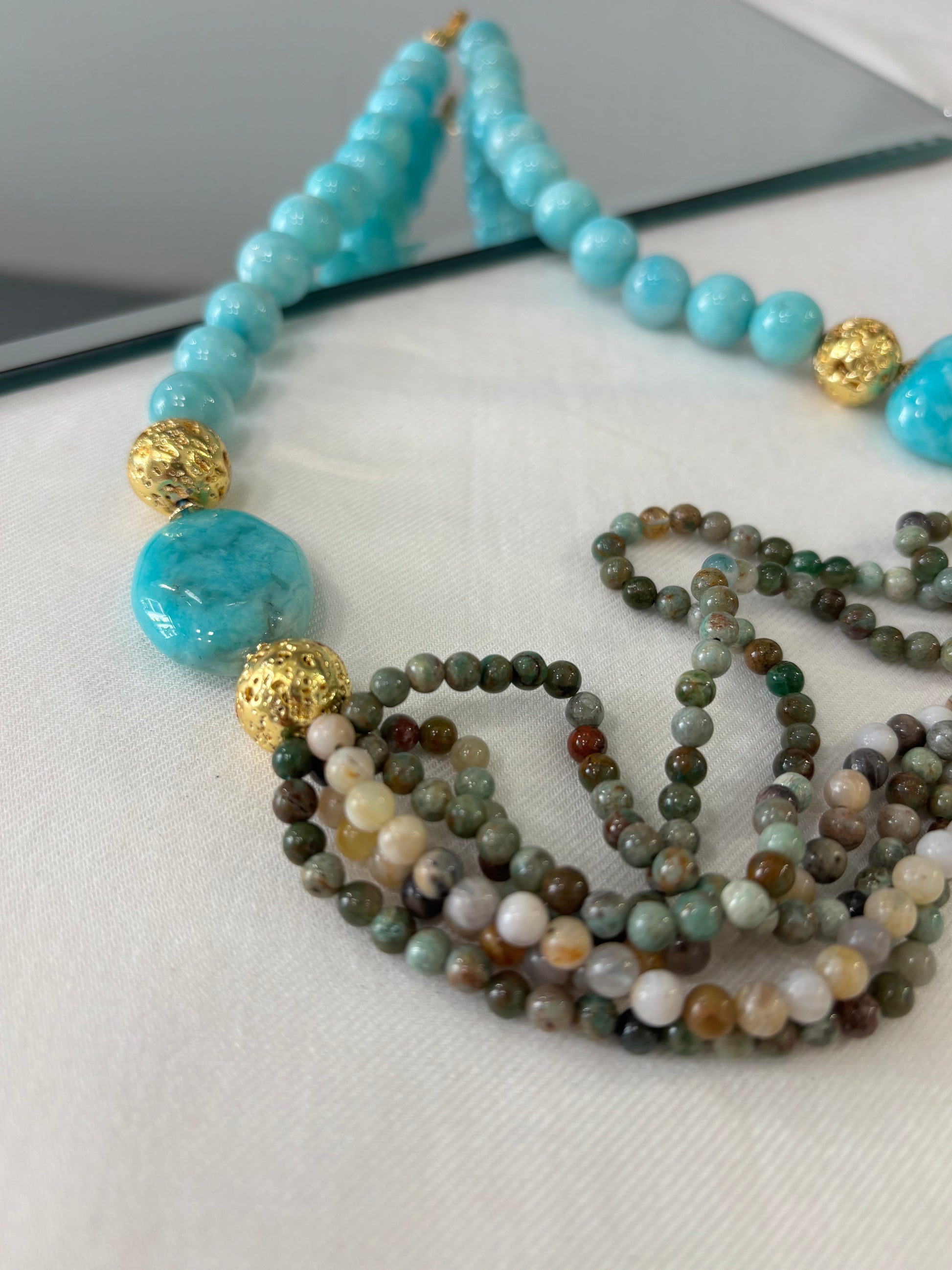 Parure in Amazzonite