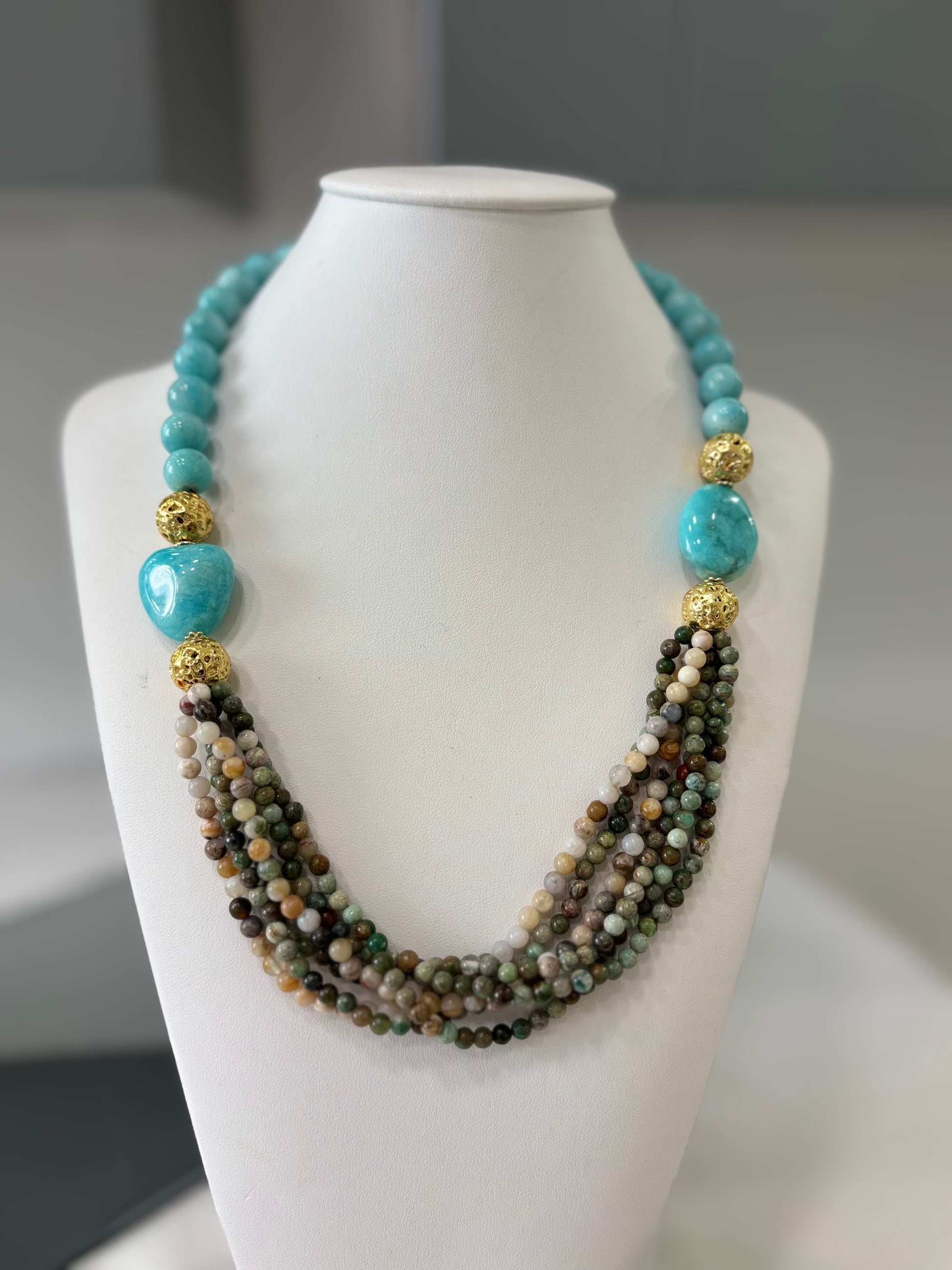 Parure in Amazzonite